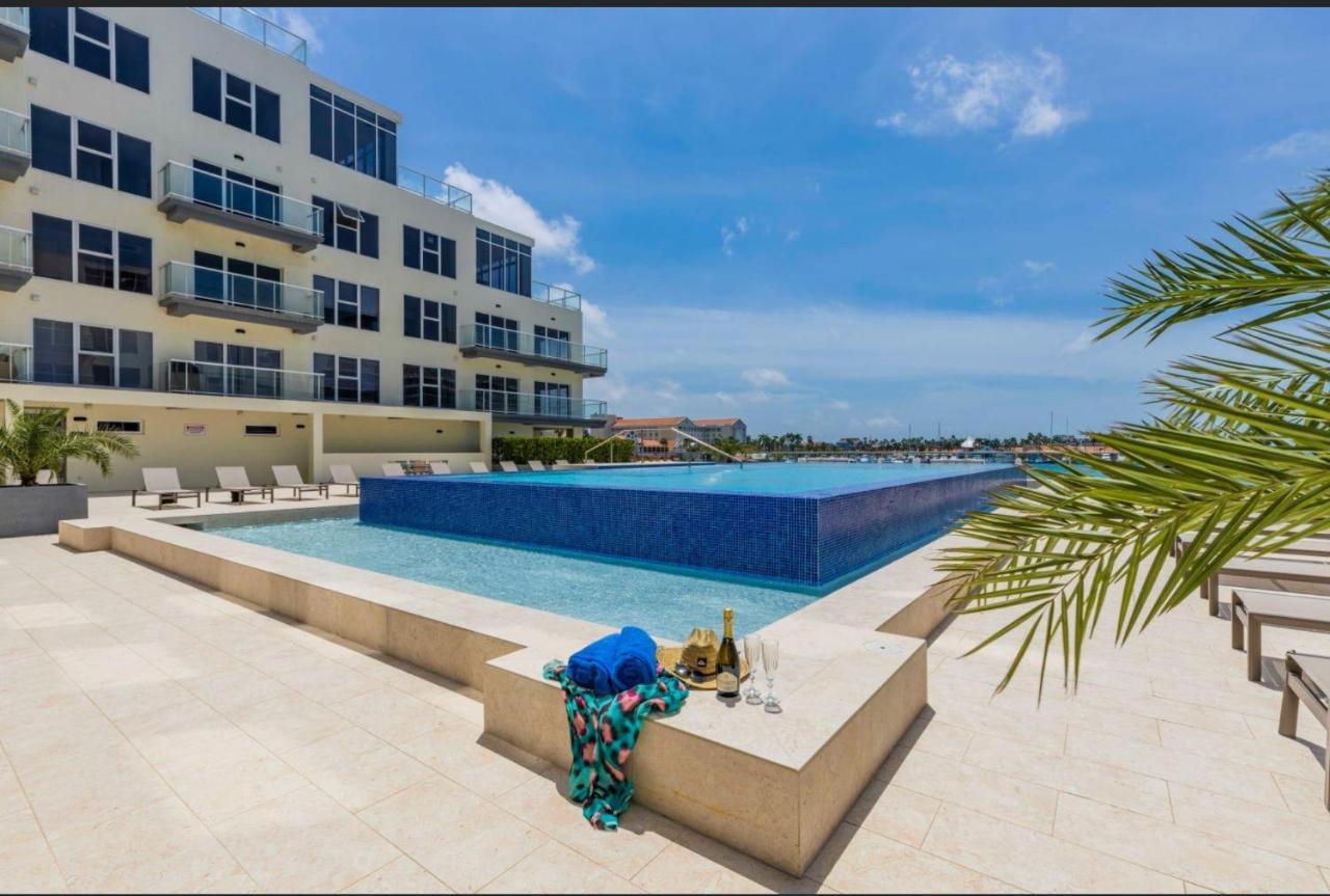 Ocean View Condo Overlooking The Caribbean Sea Oranjestad Exterior foto